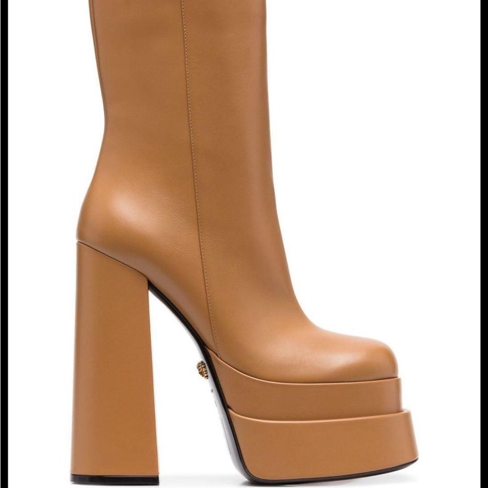 Versace Aevitas Boots in Tan
